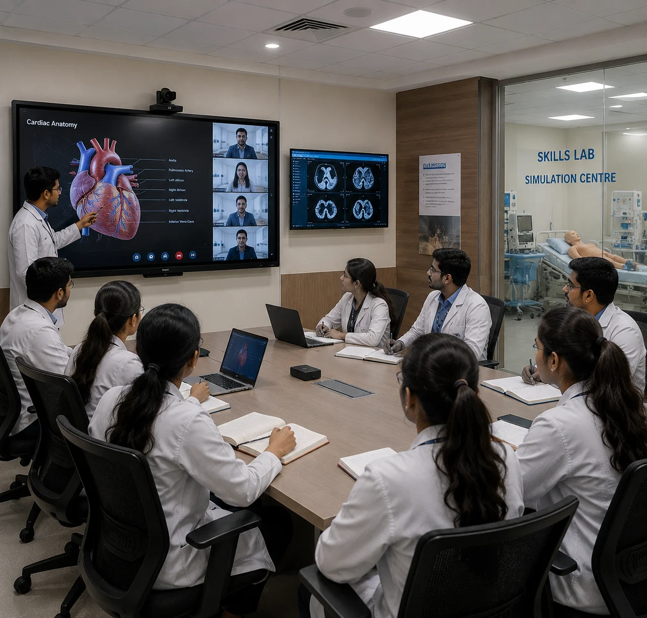 Modern healthcare facility